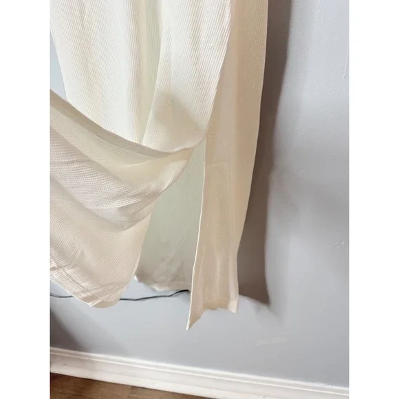Andie The Barreta Dress Waffle Bamboo White‎ Slip Dress Midi XL - Picture 7 of 8